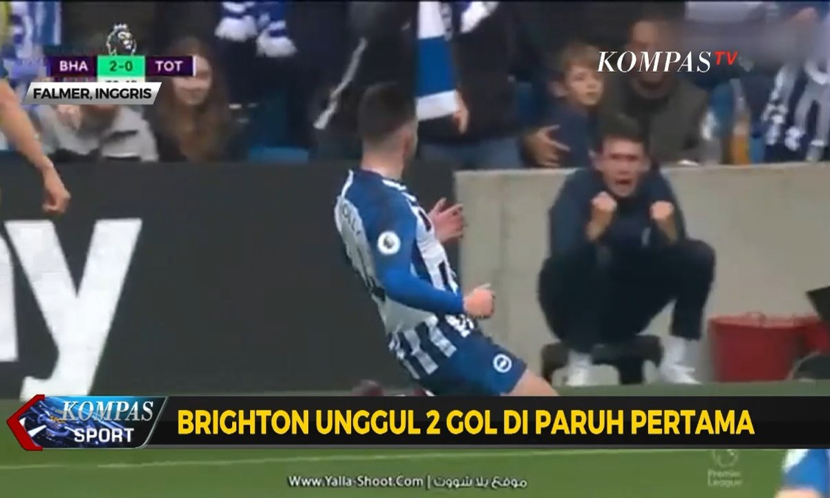 Brighton VS Spurs : Spurs Dipecundangi Brighton 3-0