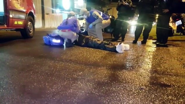 Acidente é registrado na Avenida Brasil, em Cascavel