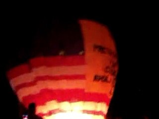Town fiesta hot air balloon