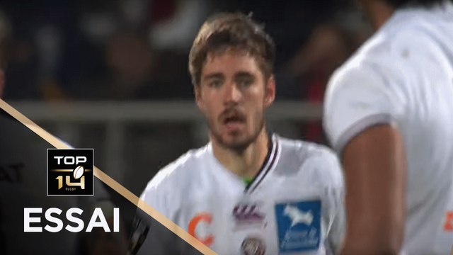 TOP 14 - Essai Geoffrey CROS (UBB) - Lyon - Bordeaux-Bègles - J6 - Saison 2019/2020
