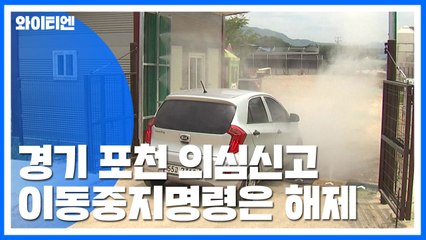 경기도 포천 의심 신고..."이동중지명령은 해제" / YTN