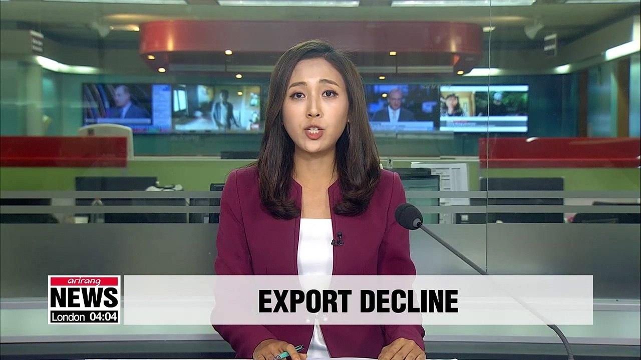 S. Korean exports fall most among top 10 world exporters in first seven months of 2019