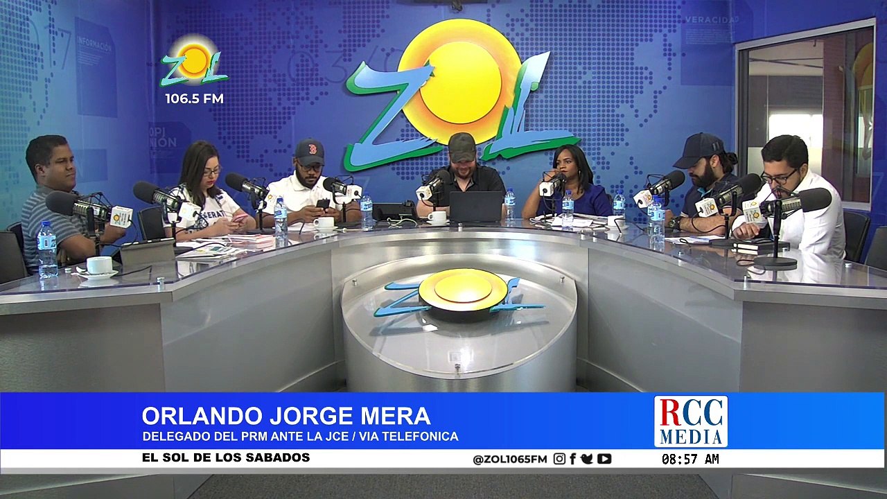 Orlando Jorge Mera delegado del PRM ante la JCE: "El PRM va a tener una jornada histórica!