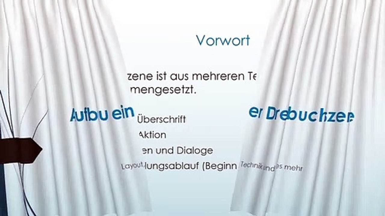 Aufbau einer Drehbuchszene