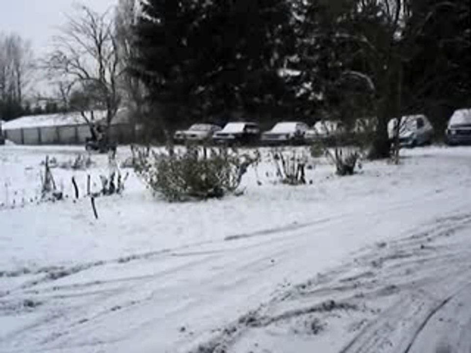 Mon Kart dans la neige !! mdr