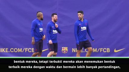 Valverde tidak yakin Messi dan Suarez dapat bermain 90 menit