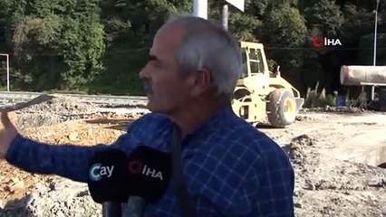 Rize'de deniz kenarına dökülen hafriyatlar tepkiye neden oldu