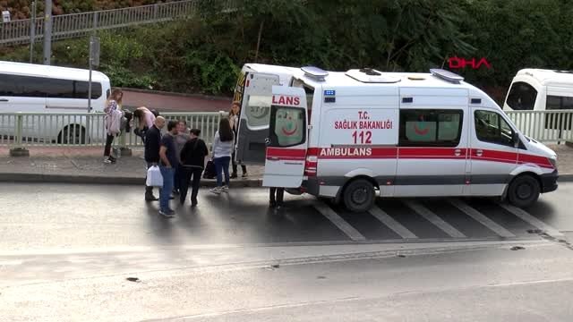 Haliç köprüsü'nde metrobüs metrobüse arkadan çarptı
