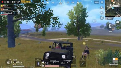 Driver Sitting Outside Car On Air In Funny Pubg Games