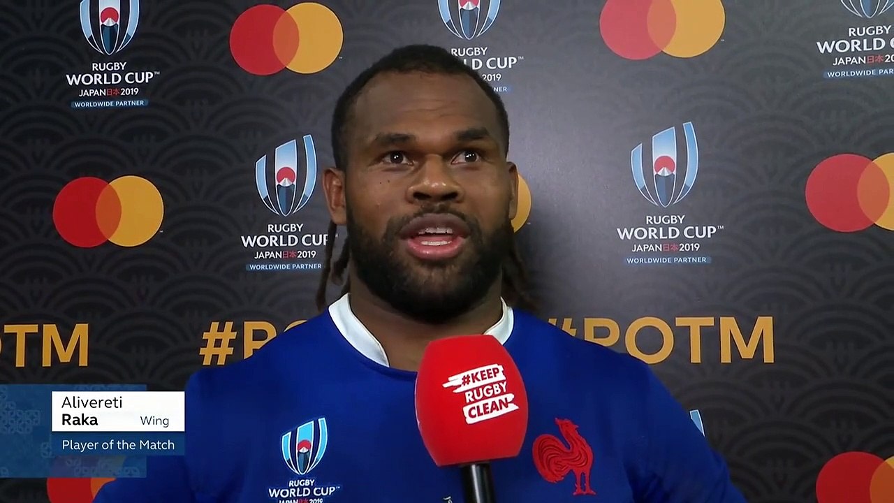 Alivereti Raka wins Player of the Match for France v Tonga