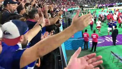 Mondial de rugby  : les supporters saluent la qualification des Bleus