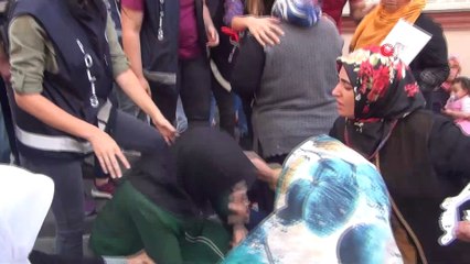 HDP önündeki eylemde gerginlik