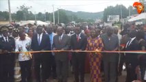 En direct de Bongouanou pour la double cérémonie d'inauguration de la route Adzopé-Bongouanou et l'hommage au Président de la République ok
