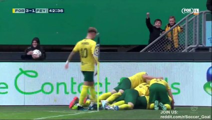 Cian Harries Goal HD - Sittard 3 - 1 Feyenoord - 06.10.2019 (Full Replay)