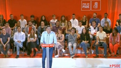 Sánchez expresa su "compromiso" con el Estatuto de Gernika