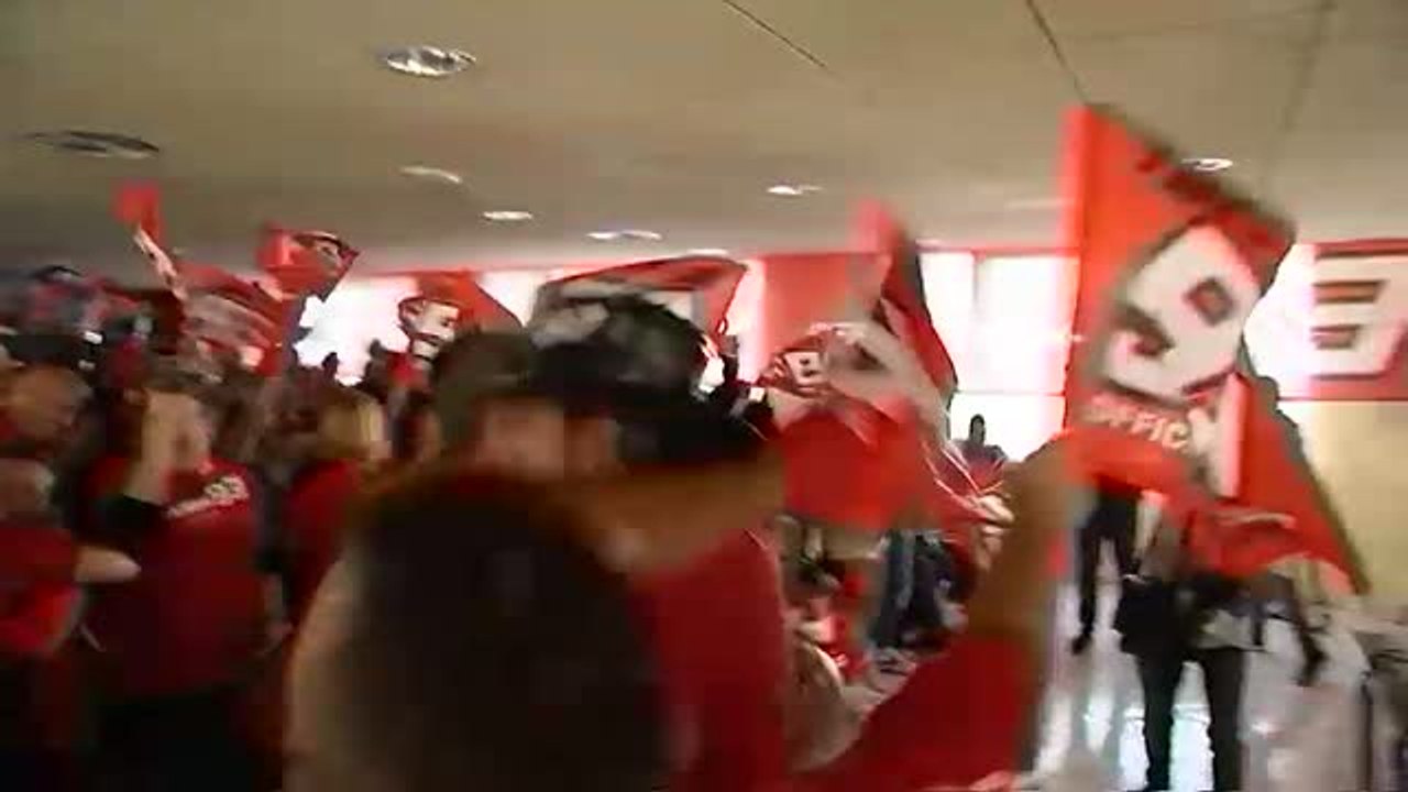 Cervera celebra el octavo mundial de motociclismo de Marc Márquez