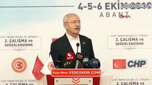 Cumhurbaşkanı Erdoğan'ın konuşma yaptığını öğrenen CHP Genel Başkanı Kılıçdaroğlu, konuşmasını yarıd