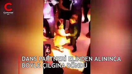 Partnerini kaptırınca böyle çılgına döndü
