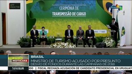 Brasil: denuncian al ministro de Turismo por delitos electorales