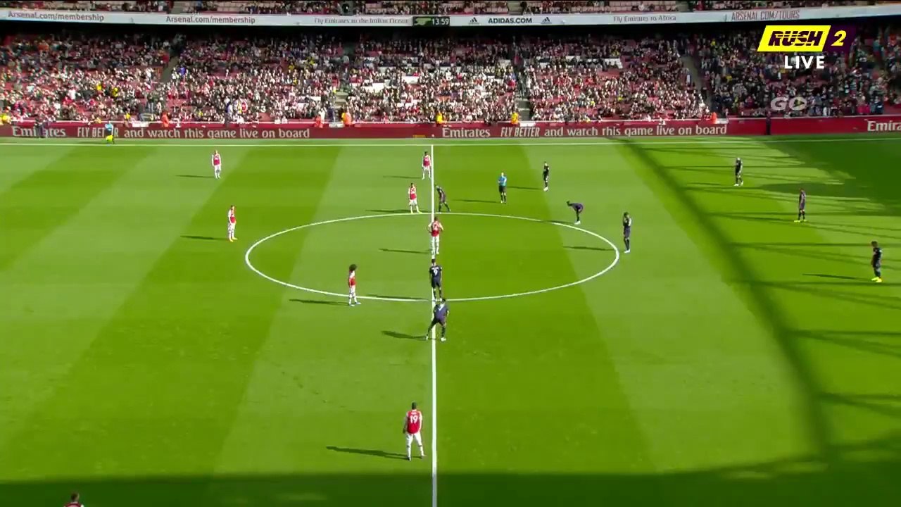 ملخص مباراة ارسنال وبورنموث في الدوري الانجليزي