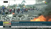 Ecuador: ciudadanos mantienen protestas contra medidas económicas