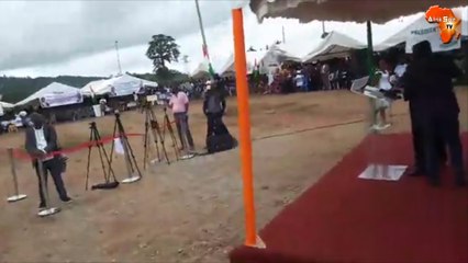 Cérémonie d'hommage à Alassane Ouattara à Bongouanou devant un maigre public