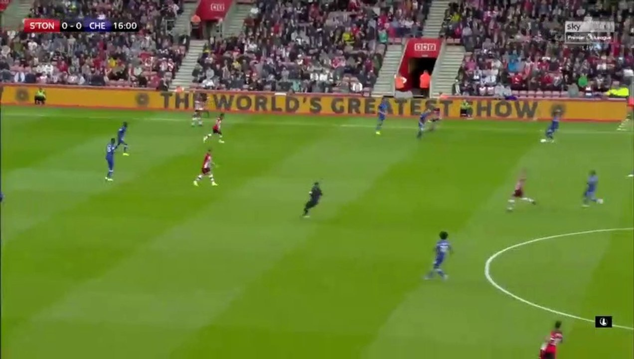 ملخص مباراة ساوثهامبتون وتشيلسي في الدوري الانجليزي