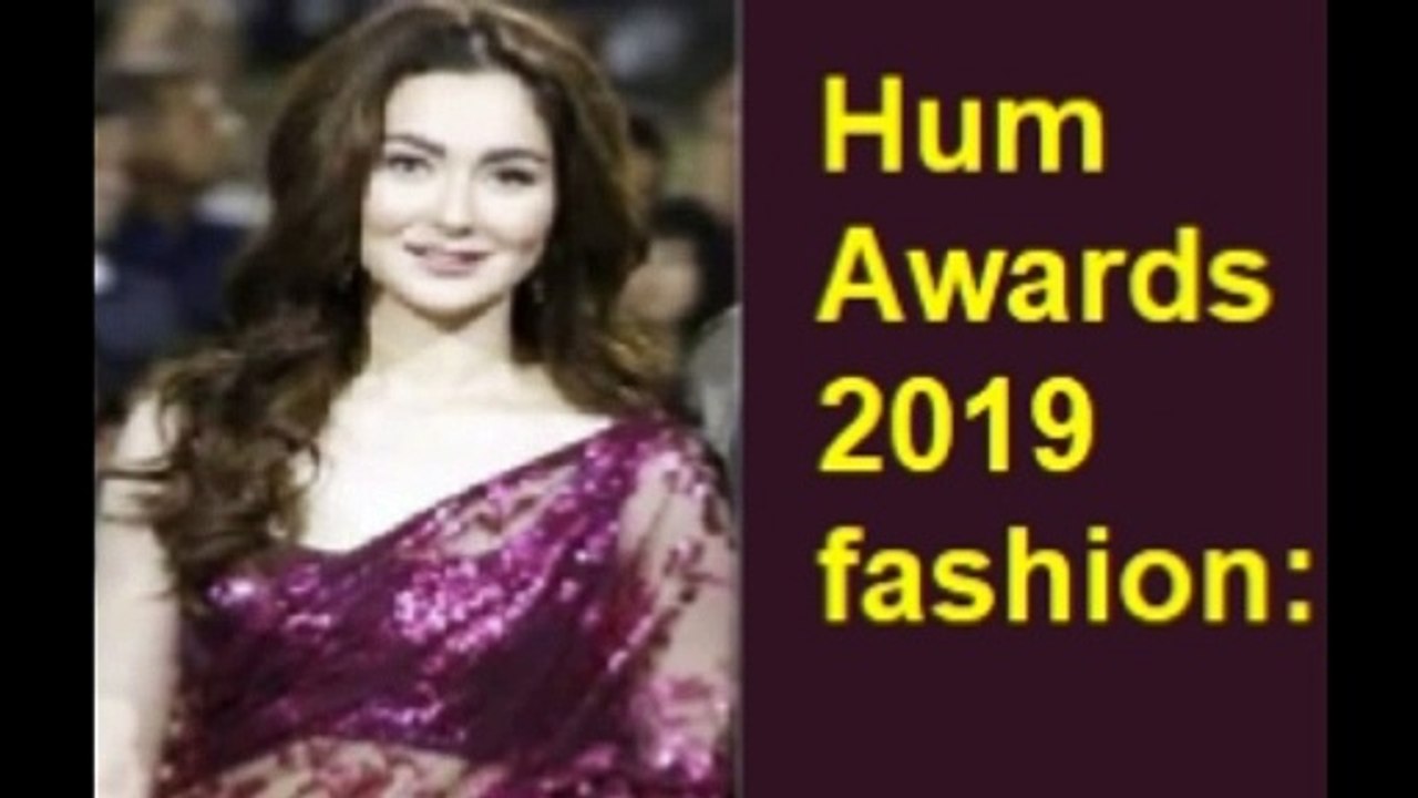 Hum Awards 2019 fashion
