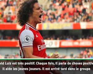 8e j. - Emery salue "l'influence positive" de David Luiz