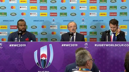 Jefferson Poirot et Jacques Brunel - Conference de presse post match