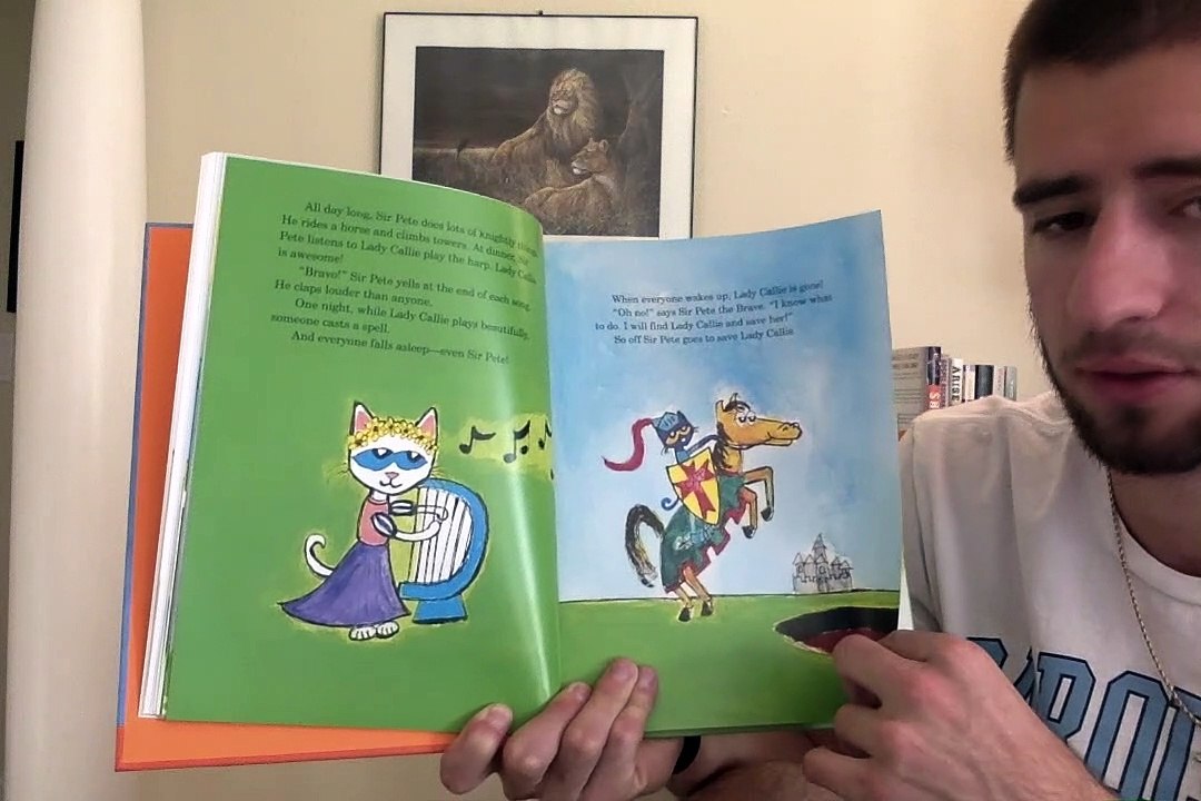 Pete the Cat, Sir Pete the Brave Book Read Aloud by James Dean | Pete the Cat Kid's Book Read Aloud