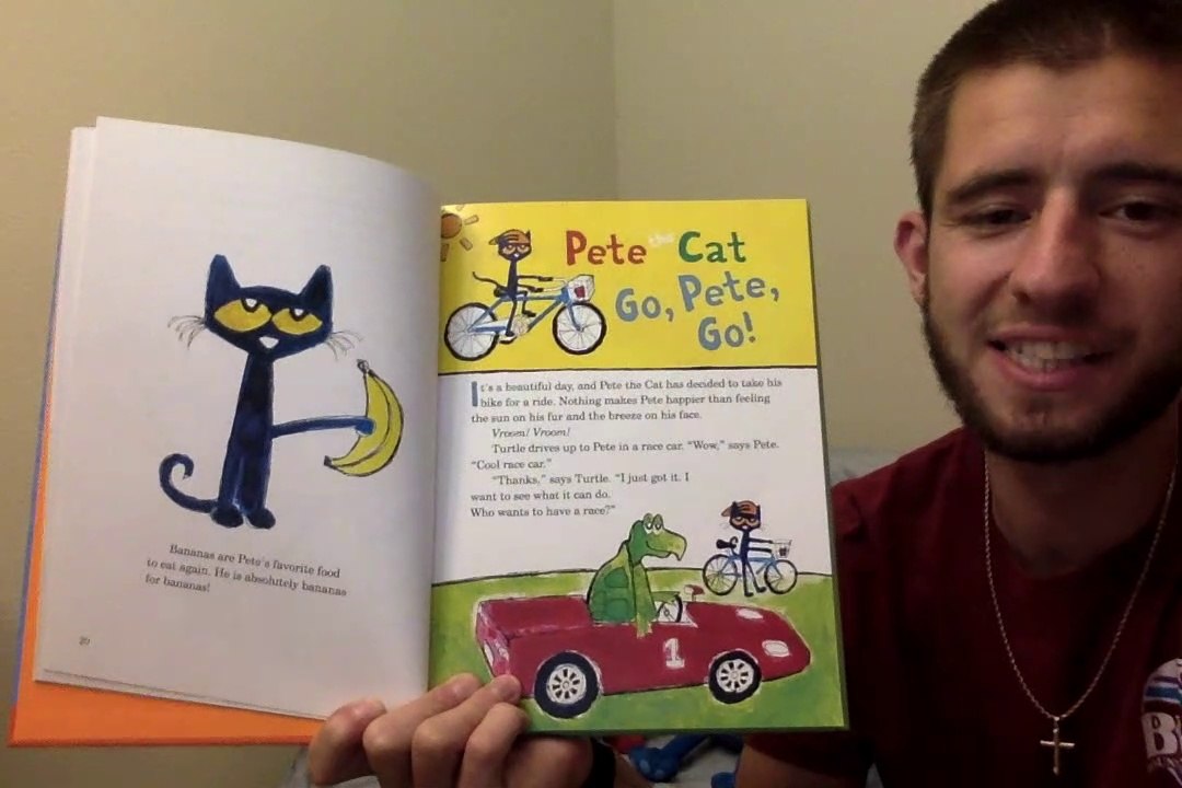 Pete the Cat Go, Pete, Go Book Read Aloud by James Dean Pete the Cat