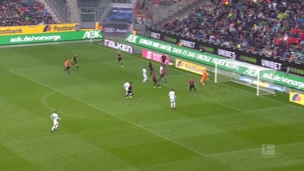 7e j . - Carton plein de Mönchengladbach contre Augsbourg, Plea buteur