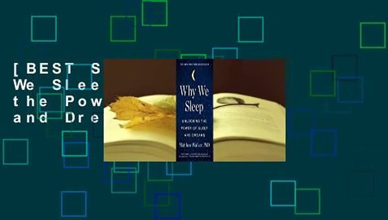 [BEST SELLING]  Why We Sleep: Unlocking the Power of Sleep and Dreams