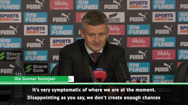 Solskjaer apologises to fans after 'very disappointing' Newcastle defeat