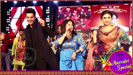 Rajkummar Rao & Mouni Roy GARBA DANCE In Mumbai | Navratri 2019 | Made In China