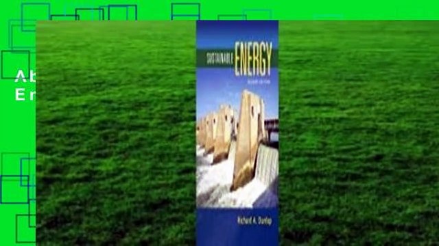 About For Books Sustainable Energy, 2nd Complete