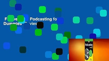 Full version  Podcasting for Dummies  Review