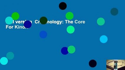 Full version  Criminology: The Core  For Kindle