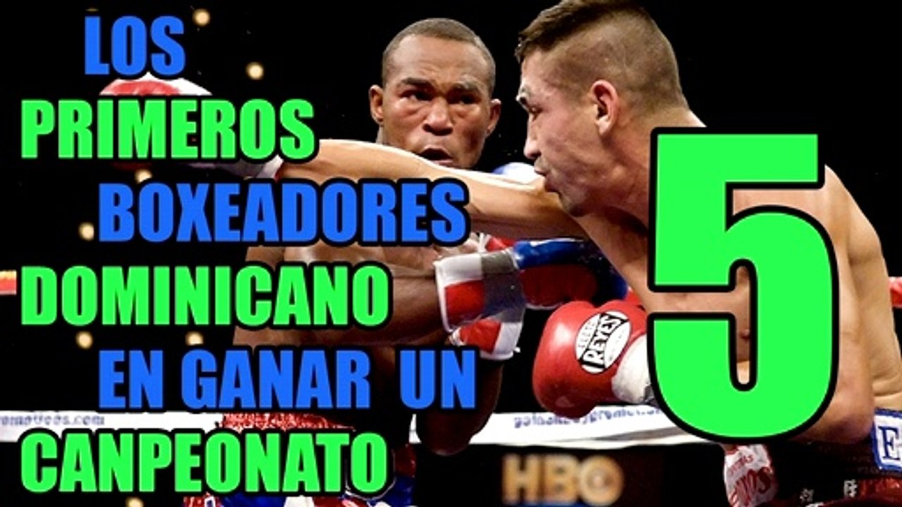 Los 5 Primeros Boxeadores Dominicanos en Ganar un Campeonato Mundial