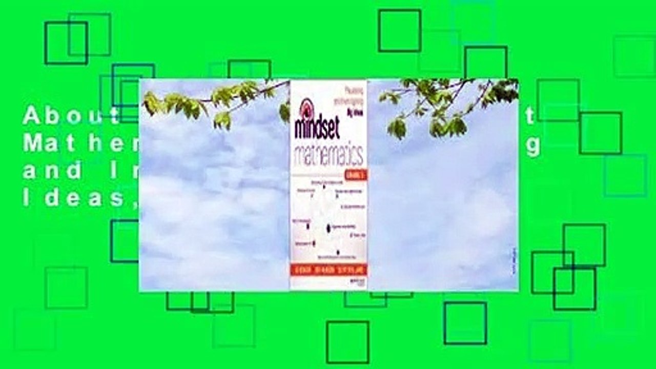 About For Books  Mindset Mathematics: Visualizing and Investigating Big Ideas, Grade 5 Complete