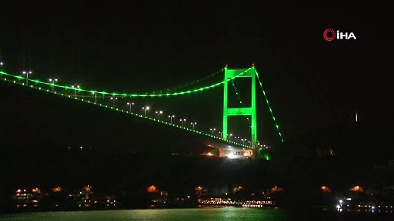 İstanbul yeşile büründü