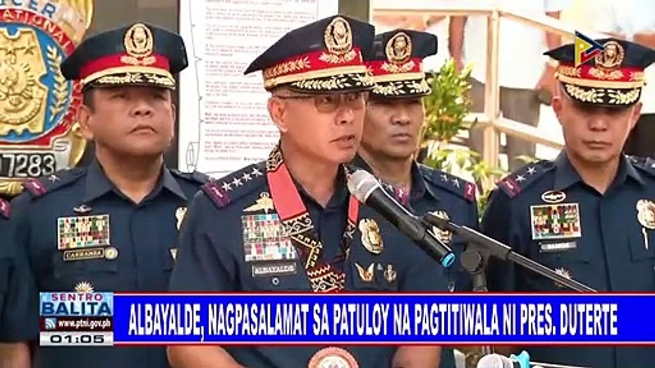 Albayalde, iginiit na wala siyang kinalaman sa 'drug recycling'