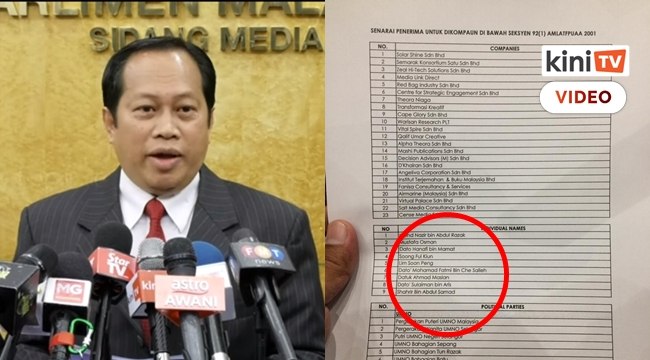 Saya tidak pernah terima cek 1MDB