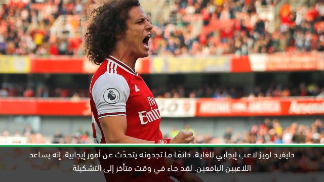 كرة قدم: الدوري الممتاز: ايمري يشيد بتأثير لويز الإيجابي