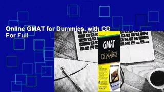 Online GMAT for Dummies, with CD  For Full