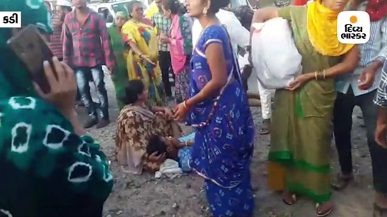 અમદાવાદથી થરા બેસણામાં જતા લોકોને નંદાસણ પાસે અ...