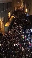 Trieste - Poliziotti uccisi, la fiaccolata (05.10.19)