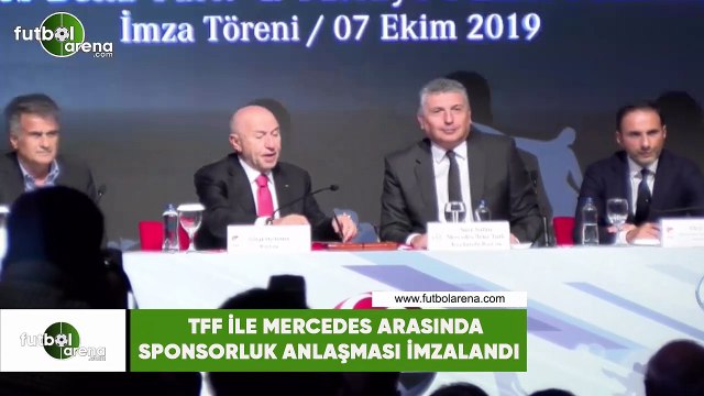 TFF ile Mercedes sponsorluk anlaşması imzalandı