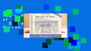 Full E-book  The Law of Torts (Examples   Explanations)  For Online